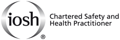 Chartered body for health and safety professionals logo